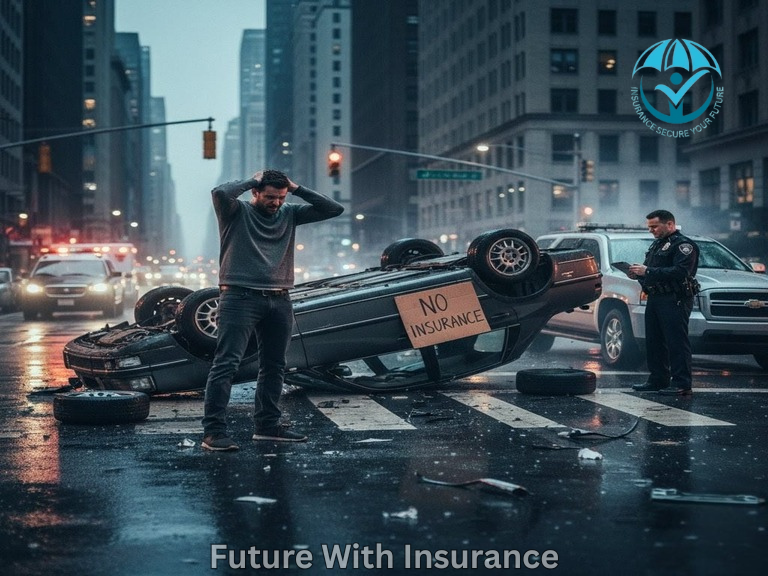 car wreck without insurance