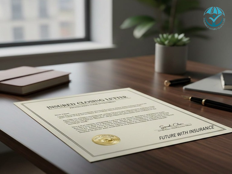 insured closing letter